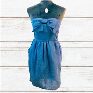EVERLY Strapless mini dress
